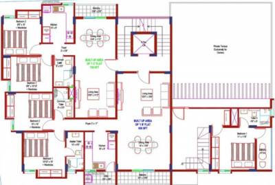  vrindaavan Vrindaavan Cluster Plan For 3rd Floor