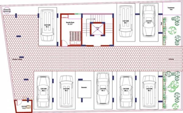  vrindaavan Vrindaavan Cluster Plan For Ground Floor