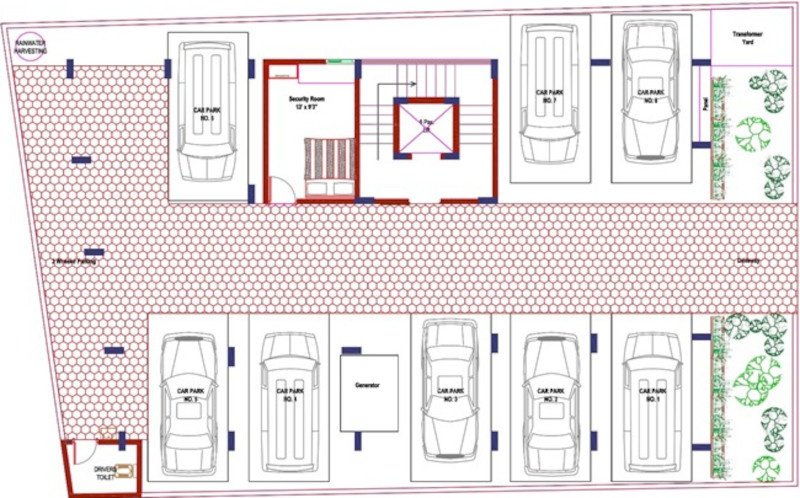  vrindaavan Vrindaavan Cluster Plan For Ground Floor