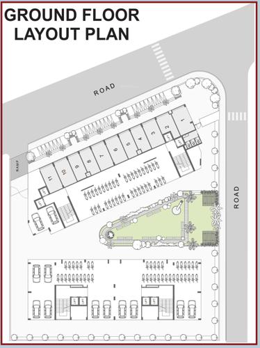 rehmat-residency Block A, Block B, Block C And Block D Cluster Plan for ground Floor