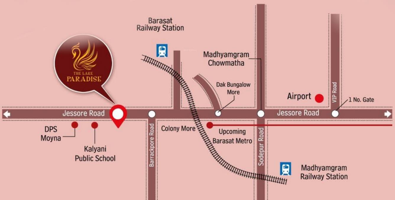  the lake paradise Location Plan
