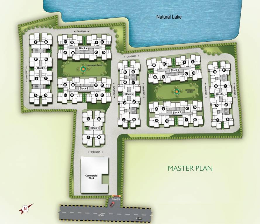  the lake paradise Master Plan