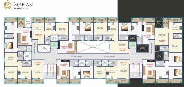  residency Residency Cluster Plan for 1st Floor
