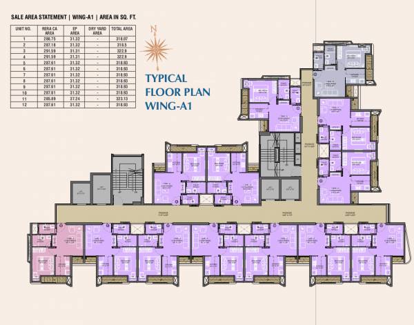  accord Tower 1 Cluster Plan