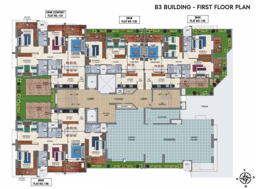 avonvista project 4 B3 Building Cluster Plan