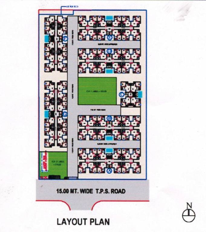 suman sadhna ews 35 Layout Plan