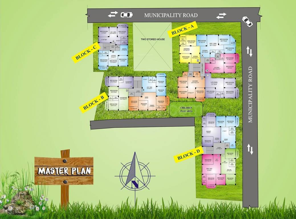 fine villas Master Plan