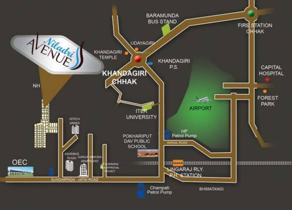 Location Plan niladri-avenue Location Plan