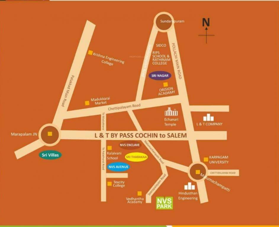 nvs enclave Location Plan