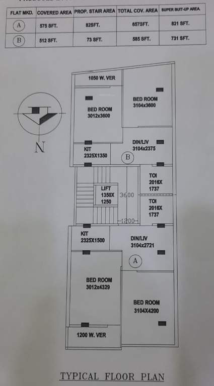  gungun apartment Gungun Apartment Typical Cluster Plan