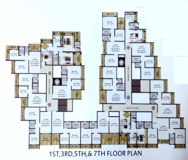  doha-heights Wing A Cluster Plan