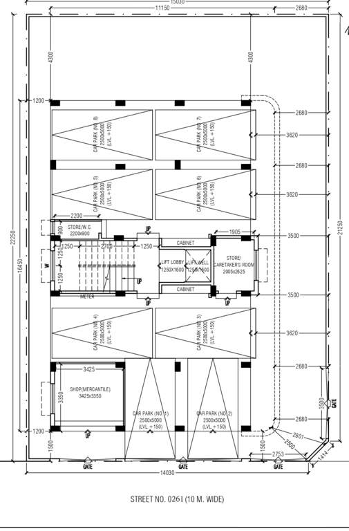  anamika co operative housing society Anamika Co Operative Housing Society Cluster Plan for ground Floor