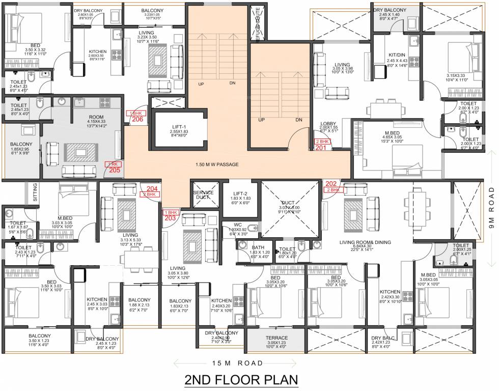  mayura Mayura Cluster Plan for 2nd Floor