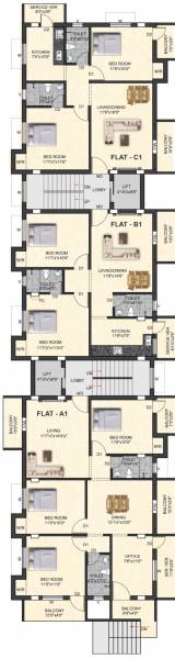  hebron Hebron Cluster Plan For 1st Floor