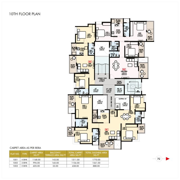  ramkrupa Ramkrupa Cluster Plan For 10th Floor
