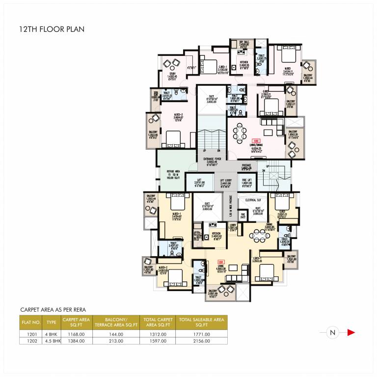  ramkrupa Ramkrupa Cluster Plan For 12th Floor