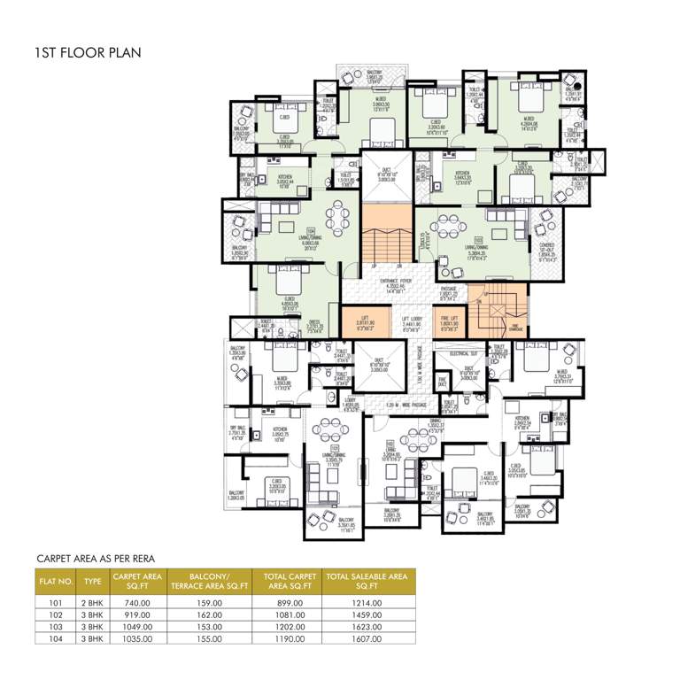  ramkrupa Ramkrupa Cluster Plan For 1st Floor