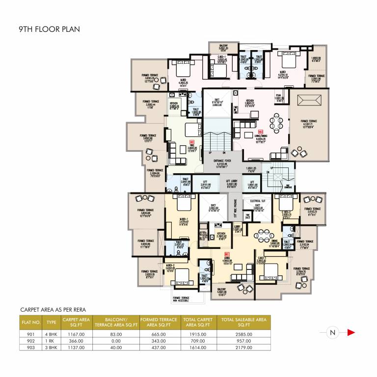  ramkrupa Ramkrupa Cluster Plan For 9th Floor