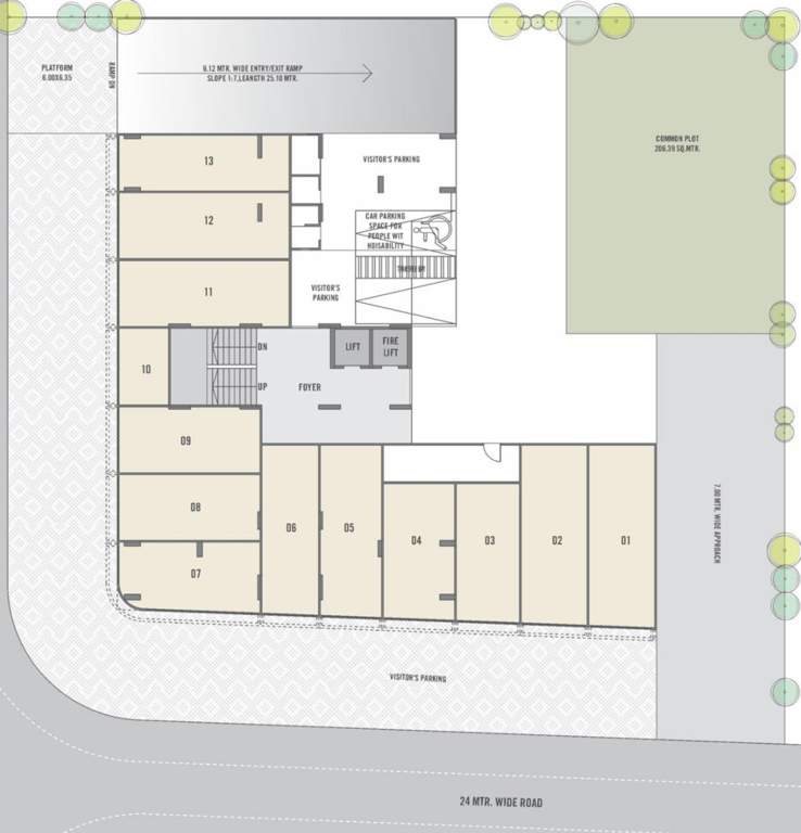  sharadam estella Sharadam Estella Cluster Plan For Ground Floor