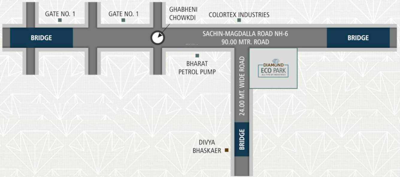  diamond eco park Location Plan