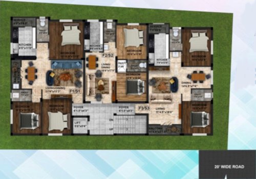  medavs Medavs Cluster Plan From 1st To 2nd Floor