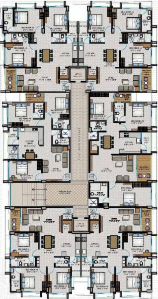  pushkar-apartment Pushkar Apartment Cluster Plan