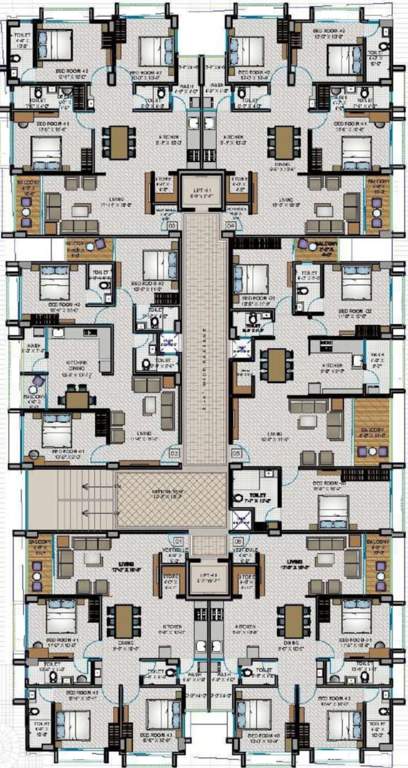  pushkar apartment Pushkar Apartment Cluster Plan