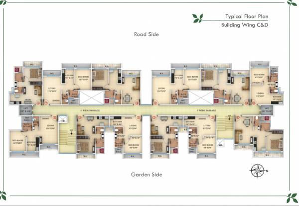  virat-greenwoods-wing-e Wing E Cluster Plan
