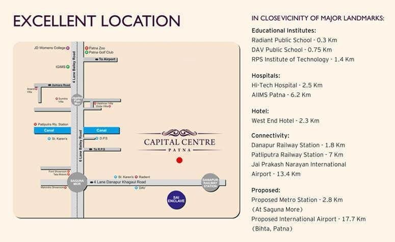 capital centre Location Plan