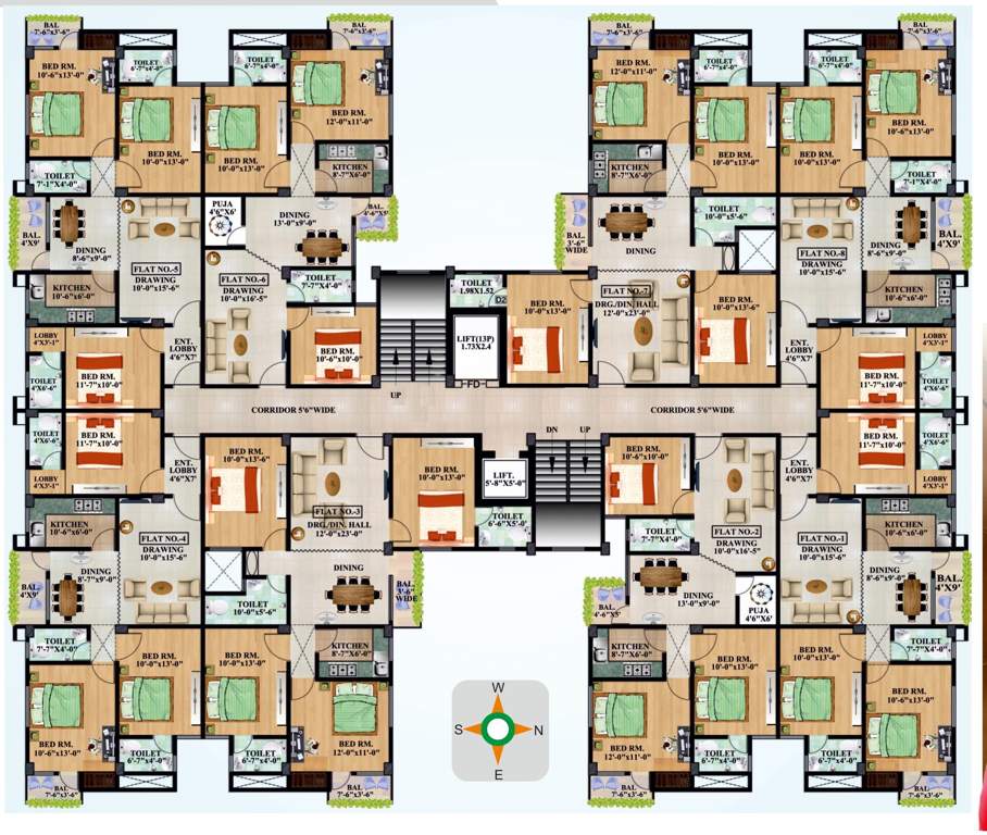 macha swami sai palace Cluster Plan