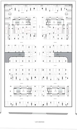 Block A, Block B, Block C And Block D Basement Cluster Plan serene-elegancy Block A, Block B, Block C And Block D Basement Cluster Plan