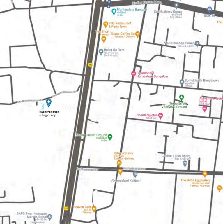  serene elegancy Location Plan