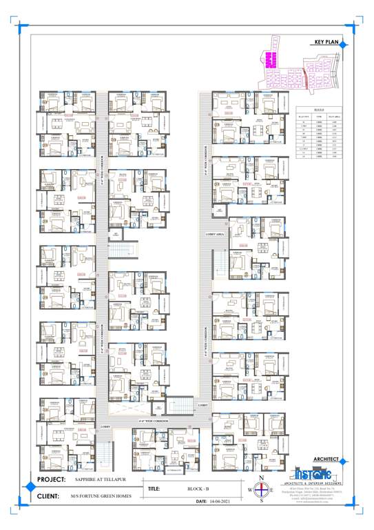  sapphire Block B Cluster Plan
