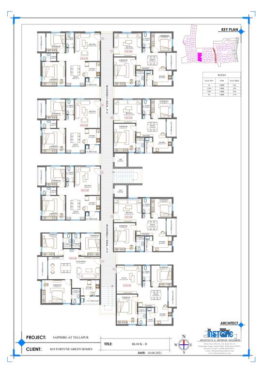  sapphire Block D Cluster Plan
