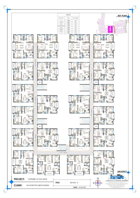  sapphire Block E Cluster Plan