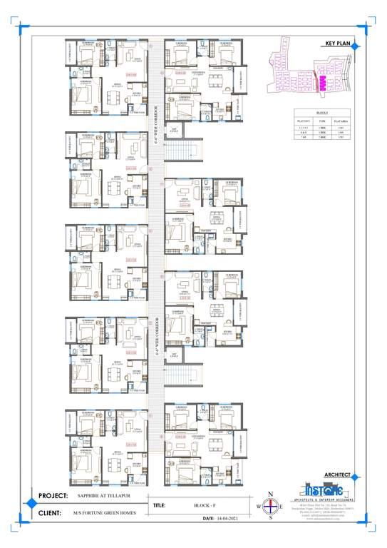  sapphire Block F Cluster Plan