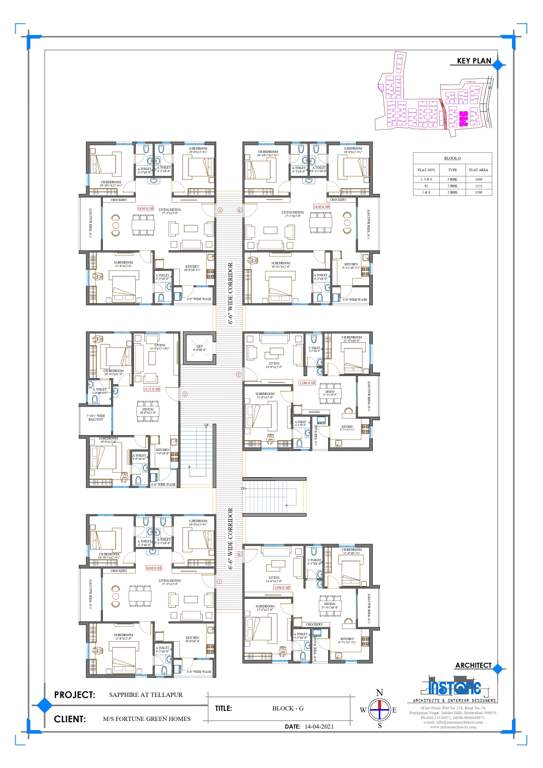  sapphire Block G Cluster Plan