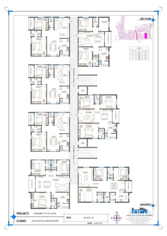  sapphire Block H Cluster Plan