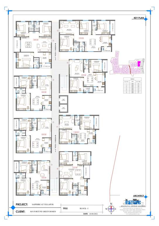  sapphire Block I Cluster Plan