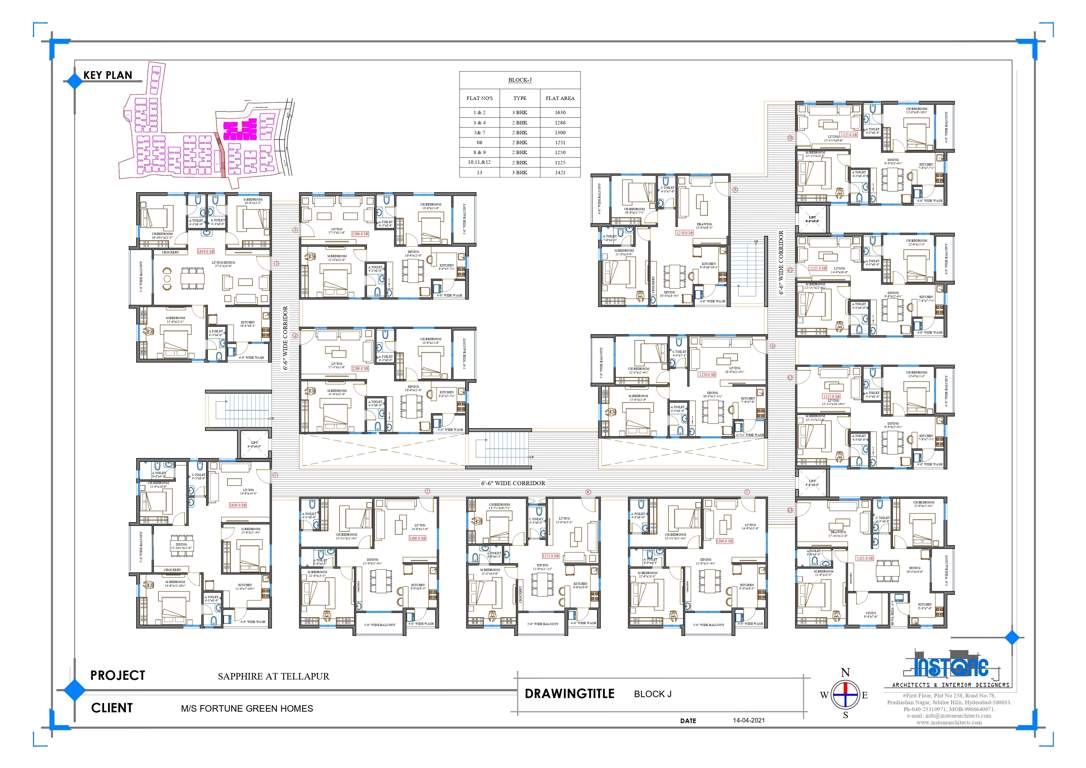  sapphire Block J Cluster Plan