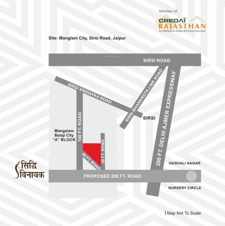  siddhi vinayak Location Plan