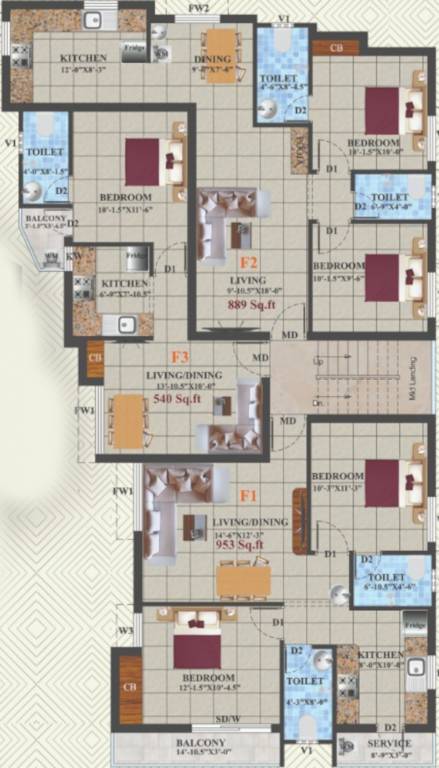  divine Divine Cluster Plan For 1st Floor