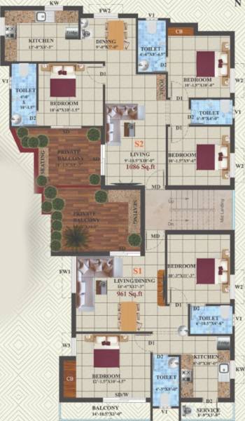  divine Divine Cluster Plan For 2nd Floor