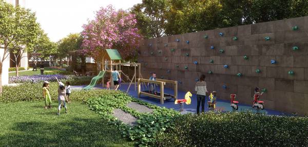 Children's play area amenities of Lodha Regalia