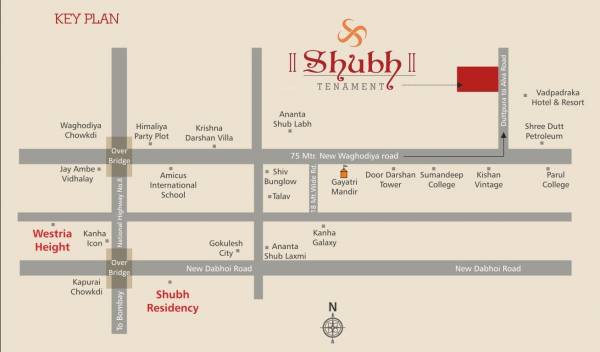  shubh-tenaments Location Plan