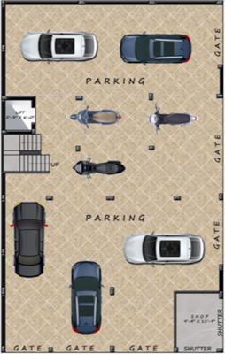  sukh-shanti-kunj Cluster Plan For Stilt Floor