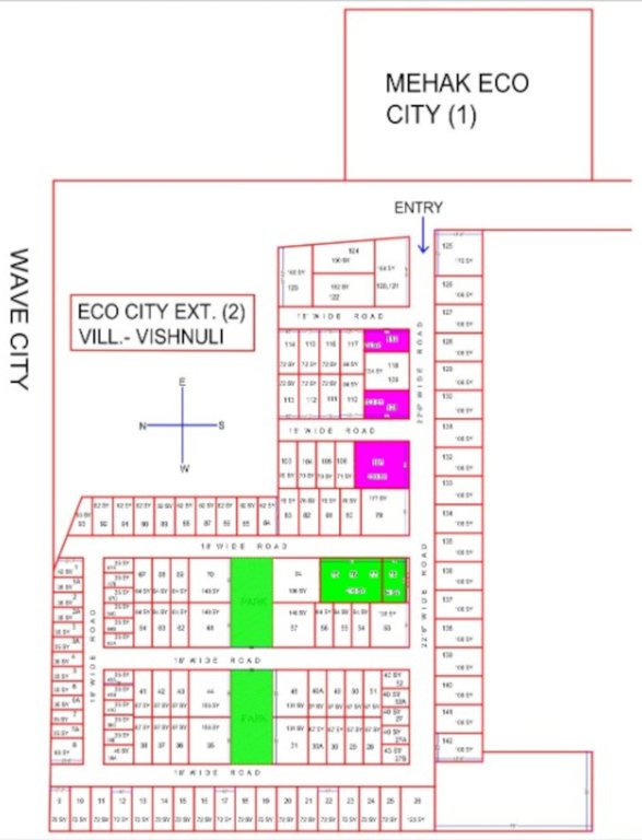 eco city homes Layout Plan