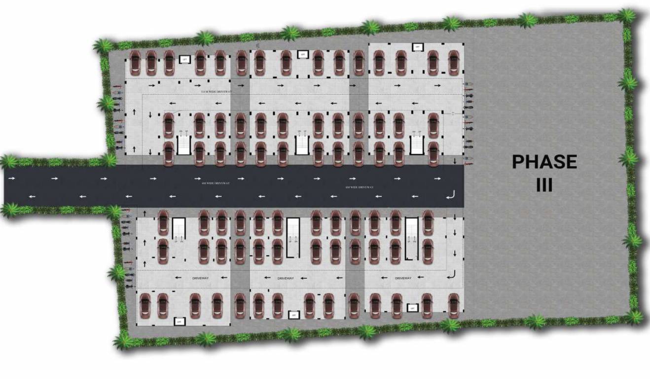  karal babylon Block A B C D E And F Cluster Plan For Stilt Floor
