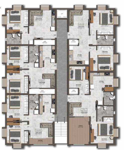  karal-babylon Block C Cluster Plan For 3rd Floor