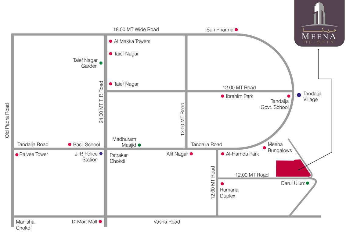  meena heights Location Plan